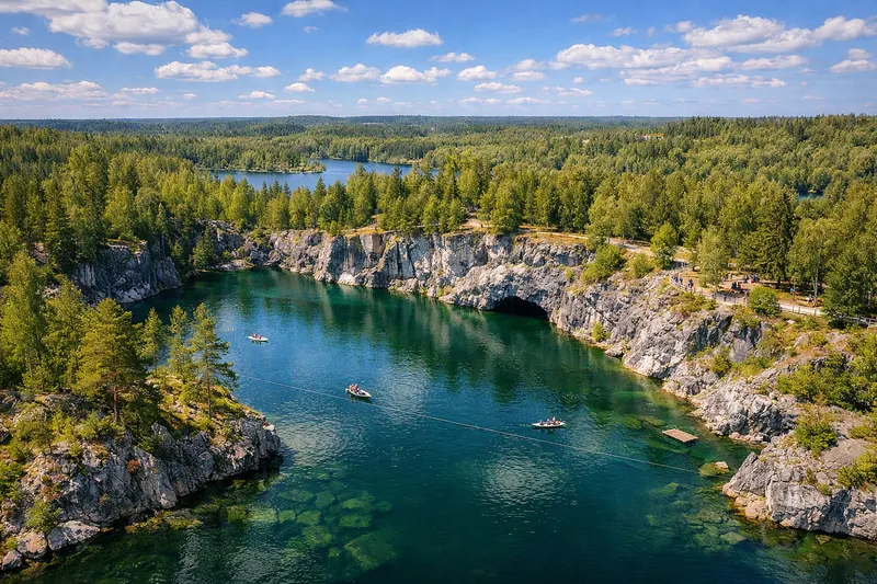 Горный парк Рускеала и Мраморный каньон